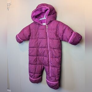 Columbia Baby Suit 3-6 Months Pink Color Outdoor Suit